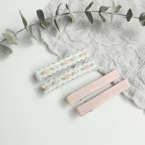 Lace and Ribbon Clip